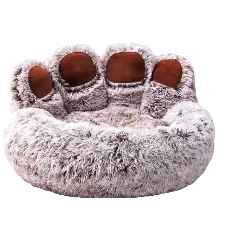 PawfectEssentials™ — Fluffy Paw Dog Bed